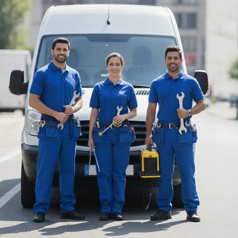 Industrial Laundry team in Canary Wharf